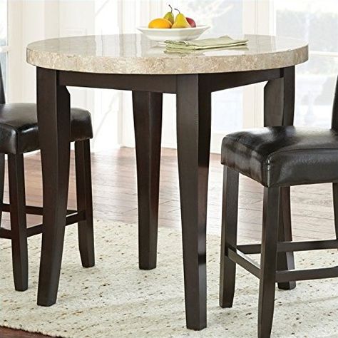 $382.30 ** Check this awesome product by going to the link at the image. Note:It is Affiliate Link to Amazon. Round Counter Height Table, Round Pub Table, Pub Set, Pub Table Sets, Patio Bar Set, Height Table, Counter Height Dining Table, Marble Table Top, Counter Table