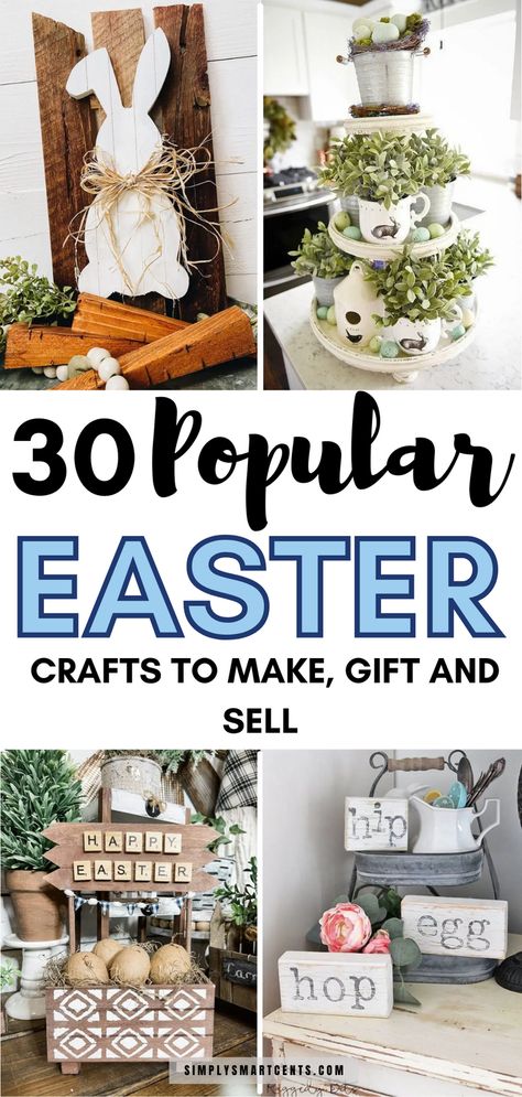 Transform your crafting talents into cold, hard cash with our collection of simple DIY Easter crafts to create and sell. Our guide is packed with a range of Spring-inspired projects and homemade gift ideas that are perfect for folks of all ages, whether you're a seasoned crafter or just starting out. Dive into the hottest trends and start raking in the dough with these imaginative and lucrative crafts! #farmhouse #easter #decor Easter Crafts To Sell Gift Ideas, Easy Diy Easter Crafts, Crafts For Friends, Easter Crafts To Sell, Easter Diy Crafts, Easter Egg Hunt Games, Easter Crafts To Make, Crafts Gift Ideas, Diy Easter Crafts