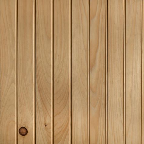 Solid white pine. Reversible edge and center bead one side and WP4 v-groove. Can be used on ceilings. Tongue and groove wall plank. Great for DIY projects. Adds a rustic charm to your interior decor. Lowe's 5.5-in x 12-ft Unfinished Pine Tongue and Groove Wall Plank (Coverage Area: 5.125-sq ft) in Brown | WP46 12 SWPN2 Horizontal Tongue And Groove Walls, Pine Wood Wall Paneling, Wood Beadboard Ceiling, Pine Tongue And Groove Walls, Stained Beadboard, Wood Beadboard, Paneling Sheets, Tounge And Groove, Wood Shiplap Wall