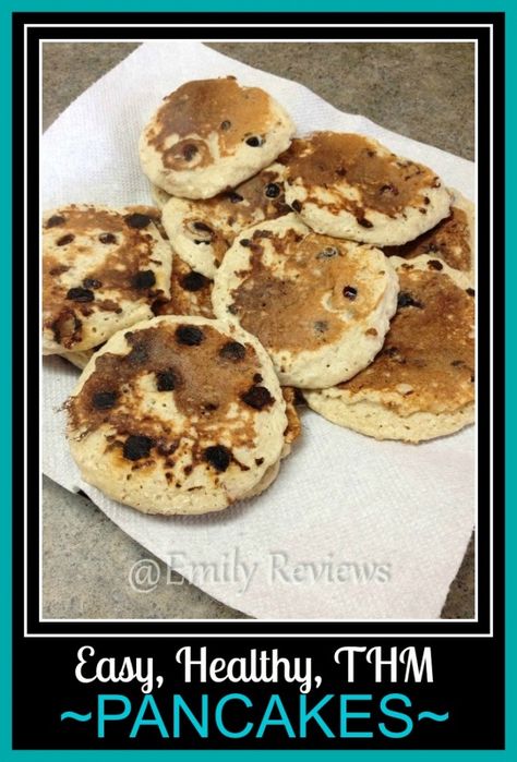 Easy healthy breakfast - old fashioned oat pancakes recipe from trim healthy mama. #thm #trimhealthymama Trim Healthy Mama Pancakes, Thm Pancakes, Oat Pancakes Recipe, Thm Diet, Trim Healthy Mama Breakfast, Oat Pancake Recipe, Healthy Transformation, Easy Pancake Recipe, Trim Healthy Mama Diet