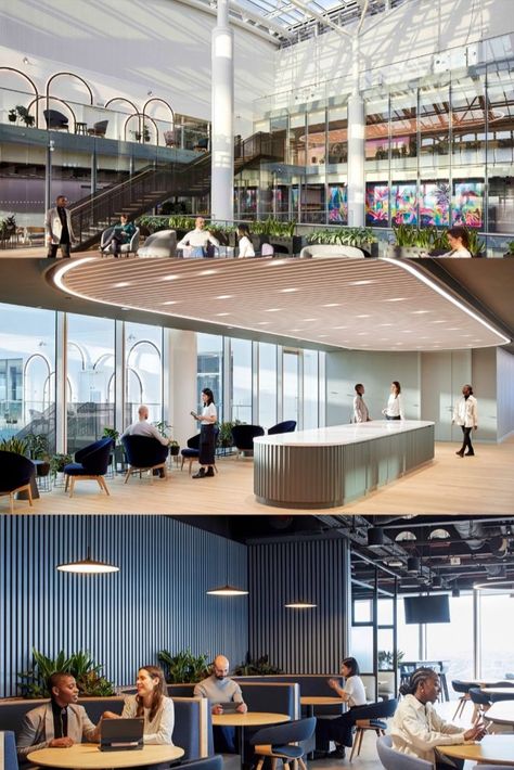 tp bennett completed the largest single office fitout for an occupier in Birmingham. As this space is the largest BT hub outside of London, creating a space that caters to the diverse requirements of BT and Openreach teams was essential. The design included a series of agile spaces and social hubs on every floor, including co-working spaces designed to bring colleagues together and destination zones throughout the building to encourage staff to move around the space. Office Fitout, Birmingham Uk, Workspace Design, Coworking Space, Space Design, Birmingham, Work Space, Around The Worlds, Building