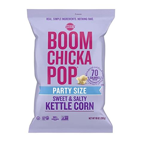 Amazon Snacks, Sweet And Salty Popcorn, Kettle Corn Popcorn, Kettle Popcorn, Gluten Free Popcorn, Popcorn Bag, Salty Popcorn, Low Fat Snacks, Period Kit