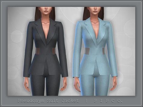 Ts4 Mods, Sims 4 Tsr, Sims 4 Challenges, Black Suit Wedding, Suit Pin, Party Jackets, Womens Suits Business, Suits Clothing, Party Suits