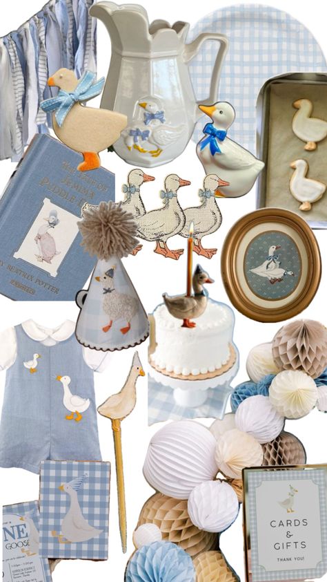 Goose Birthday Party, Goose Party, Goose Birthday, Leo Birthday, Birthday Themes For Boys, Birthday Projects, Baby Boy 1st Birthday, Baby Fits, 1st Boy Birthday