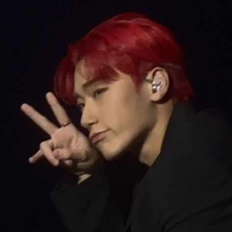 Choi San Red Hair, San Icons Lq, Dark Pink Hair, Ateez Icon, Hot Kpop, Hair Icon, Red Icons:), Choi San, The Perfect Guy