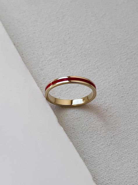 Red diamond ring