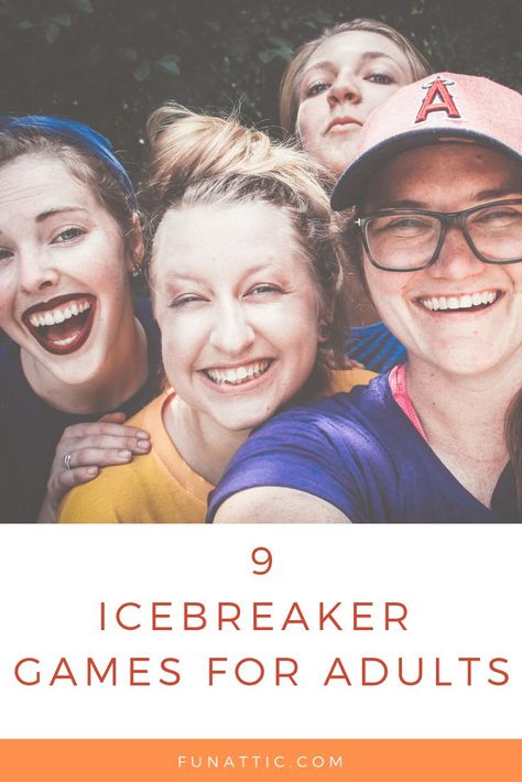 These icebreaker games will allow you to break the awkward silence, as well as get to know more about the people you are talking to. #IcebreakerGamesForLargeGroups #IcebreakerGamesForAdults Large Group Ice Breaker Games Team Building Activities, Get To Know You Games For Adults Small Groups, Small Group Get To Know You Games, Mom Group Ice Breakers, Team Ice Breaker Games, Games To Get To Know People, Ice Breaker Ideas For Adults, Icebreaker Activities For Adults Small Groups, Ice Breakers For Small Groups