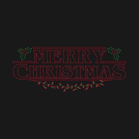 Stranger Things Wall, Christmas Phone Backgrounds, Stranger Things Style, Stranger Things Christmas, Geek Christmas, Xmas Sweaters, Twitter Layout, Merry Christmas Poster, Stranger Things Halloween