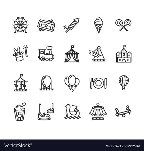 Clay Patterns, Quick Sketches, Easy Doodle, Design Apps, Easy Doodle Art, Quick Sketch, Icon Set Vector, Simple Doodles, Amusement Park