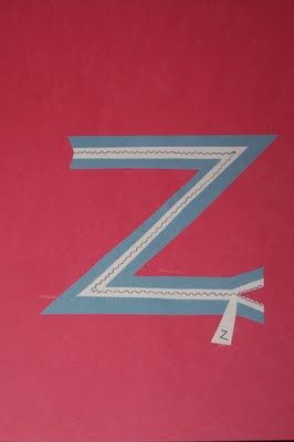 Z is for zipper... the kids would have fun "zig-zagging" with marker or crayon for the zipper teeth!!!  The Princess and the Tot: Alphabet Letter Z Crafts, Preschool Letter Crafts, Abc Crafts, Alphabet Letter Crafts, Letter Crafts, Preschool Alphabet, Alphabet Phonics, Crafts Preschool, Alphabet Crafts