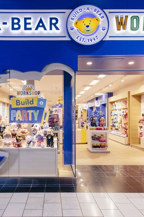 Build-A-Bear's "Pay Your Age" Day Is Back, but Don't Worry — It's a Little Different Build A Bear Background Zepeto, Build A Bear Background, Build A Bear Workshop, Build A Bear Store, Build A Bear Shop, Florida Mall, Y2k Background, Bear Shop, Birthday Wishes For Myself