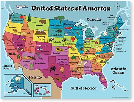 Learn the states and capitals painlessly! - Fitted to 4th 50 States Of America, Usa Quilt, Ux Project, English Flashcards, Geography Classroom, Map Of Usa, American History Timeline, Geography Worksheets, States And Capitals