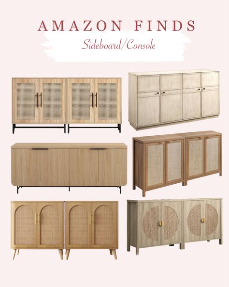 Sideboard/Console Amazon Finds curated on LTK Amazon Sideboard, Coastal Entryway, Dining Room Console, Building House Plans Designs, Building House, Console Storage, Console Cabinet, Sideboard Designs, Sideboard Console