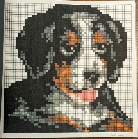 Lego Dog, Crochet Stitches Symbols, Dog Drawing Simple, Lego Mosaic, Pixel Drawing, Graph Paper Art, Picture Quilts, Minecraft Pixel Art, Easy Drawings Sketches