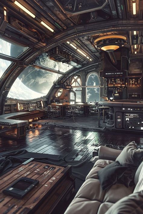 Scifi Interior, Sci Fi Architecture, Space Ships Concept, Spaceship Interior, Science Fiction Artwork, Space Ship Concept Art, Sci Fi City, Futuristic Interior, Space Ships