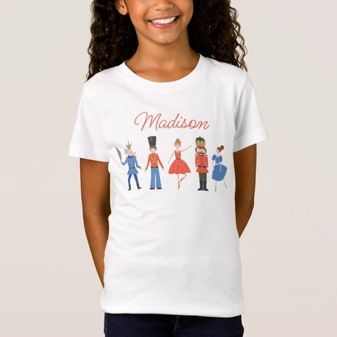 Nutcracker Ballet Christmas, Cute Nutcracker, Ballet Christmas, Nutcracker Ballet, Christmas T Shirt, Make Design, Nutcracker, Party Hats, Christmas Tshirts