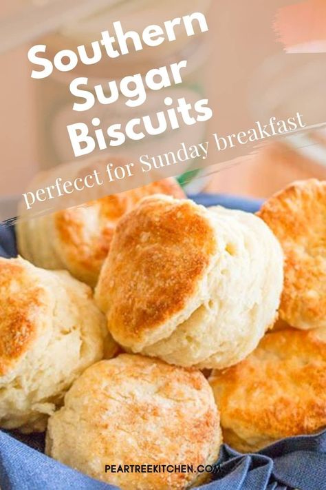 This sugar biscuit recipe is the perfect blend of cream biscuits and buttermilk biscuits topped with sugar for a sweet and crunchy breakfast treat. Brown Sugar Buttermilk Biscuits, Brown Sugar Biscuits, Biscuit Recipe Breakfast, Crunchy Biscuits Recipe, Crispy Biscuits Recipe, Sugar Biscuits Recipe, Cream Biscuits Recipe, Summer Squash Bread, Crunchy Breakfast