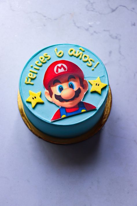 Mario Bros Cake, Super Mario Cake, Mario Cake, Ideas Cumpleaños, Mini Tortillas, Mini Cakes Birthday, Mini Cakes, Mario Bros, Super Mario