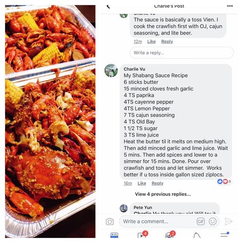 Crawfish Broil Recipes, Shabang Seafood Sauce, Crawfish Boil Sauce, Crawfish Recipes Boiled, Crab Boil Recipe Cajun Sauce, Mr And Mrs Crab Sauce Recipe, Boiling Crab Recipe Whole Shabang Sauce, Boiling Crab Recipe Whole Shabang, Sauce For Crab Legs Dipping