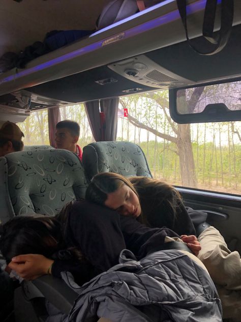 Wlw Travel, School Ski Trip, School Trip Aesthetic, Napping Together, You Are My Moon, Space Center, Bus Travel, School Trip, Teen Life