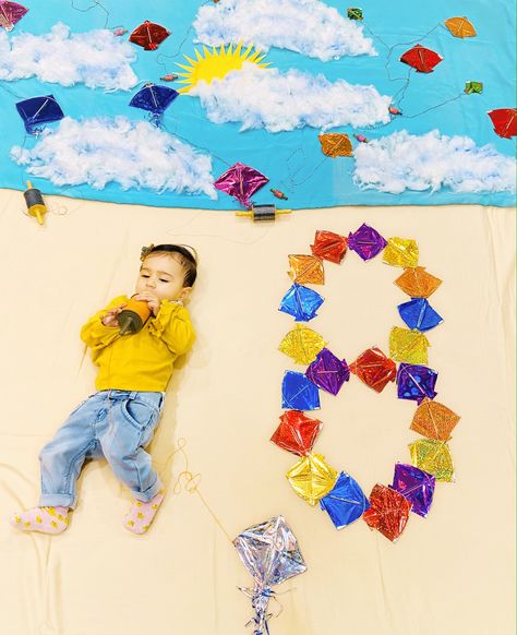 Colourful theme Makar Sankranti Makar Sankranti Theme Baby Photo Shoot, Sankranti Theme Baby Photoshoot, Makarsankranti Baby Photoshoot, Sankranthi Theme Baby Photoshoot, Makar Sankranti Baby Photoshoot, 8th Month Baby Photo Ideas, 8th Month, Born Baby Photos, Baby Countdown