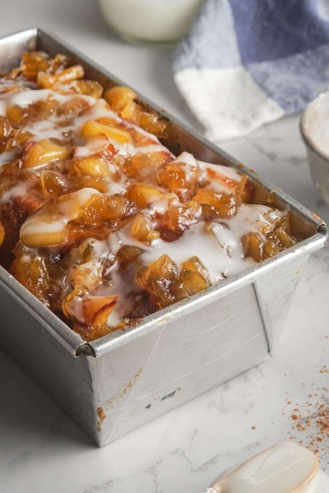 Apple Fritter Bread, Apple Fritter, Apple Dessert Recipes, Bread Storage, Fritter Recipes, Apple Fritters, Bread Recipes Sweet, Apple Desserts, Dessert Bread