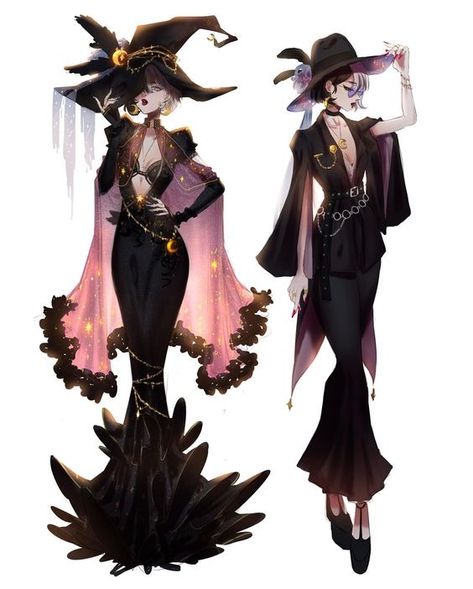 Witch Art, Dessin Adorable, Female Character, Fashion Design Drawings, Drawing Clothes, 영감을 주는 캐릭터, Female Character Design, Character Design References, Rimmel