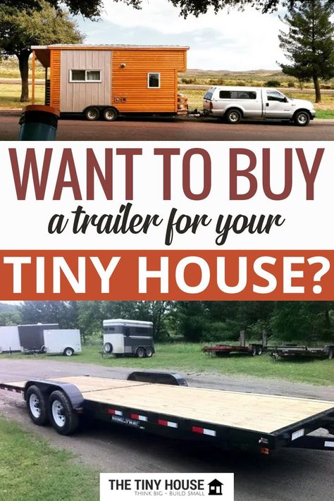 Picking the right trailer for your tiny house is one of the most important decisions. Check out what you should consider first. Build A Tiny House On Wheels, Building A Tiny Home On A Trailer, Tiny House On A Trailer, Tiny Homes On Trailers, Trailer Homes Ideas, How To Build A Tiny House On Wheels, Building A Tiny House On Wheels, Tiny Home Trailer Diy, Tiny House On Wheels Plans