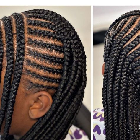 hairfetishsuite le February 19, 2023: "Push back Side braids. Undetectable Feedin braids. #fullservicesalon #hairtrends #sidebraids #feedinbraids #childrenbraids". Feedin Braids, Side Braids, Full Service Salon, Braids For Kids, Side Braid, February 19, Hair Trends, Braids, Hair