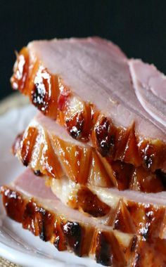 Bourbon Butter, Ham Dishes, Honey Baked, Honey Baked Ham, Life In The City, Glazed Ham, Pork Ham, Baking With Honey, Ham Glaze