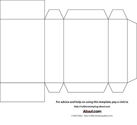 Box Templates Free | Basic Small Box Template - Basic Small Box Template for Customizing Diy Box Template, Gift Box Template Printable, Gift Box Template Free, Box Templates Printable Free, Free Printable Paper, Paper House Template, Box Template Printable, Paper Box Template, Box Templates