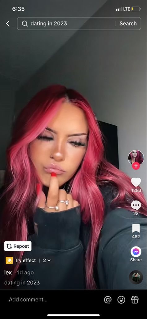 Magenta Hair With Money Piece, Magenta Money Piece Hair, Red Hair Pink Money Piece, Dark Pink Hair, Pink Money, Boosting Confidence, Magenta Hair, Creative Hair Color, Money Piece