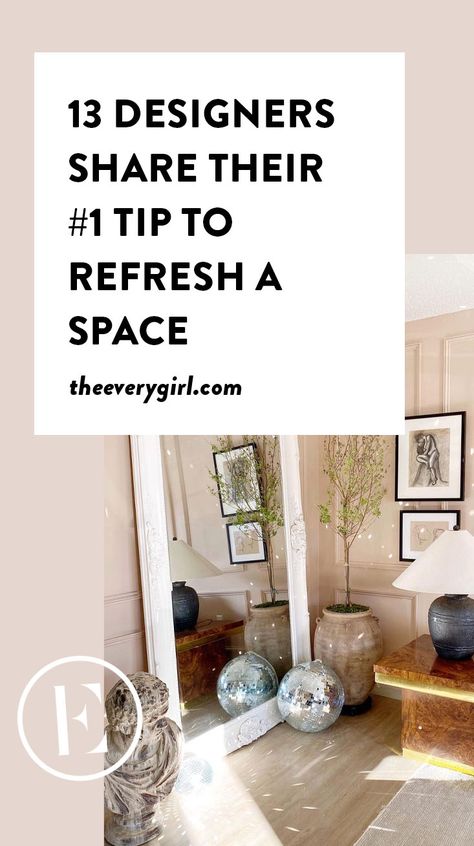 13 Designers Share Their Living Room Refresh Ideas, Bedroom Refresh Ideas, Bedroom Refresh On A Budget, Home Refresh Ideas, Redecorating Bedroom, Apartment Refresh, Refresh Home, Redesign Ideas, Home Refresh