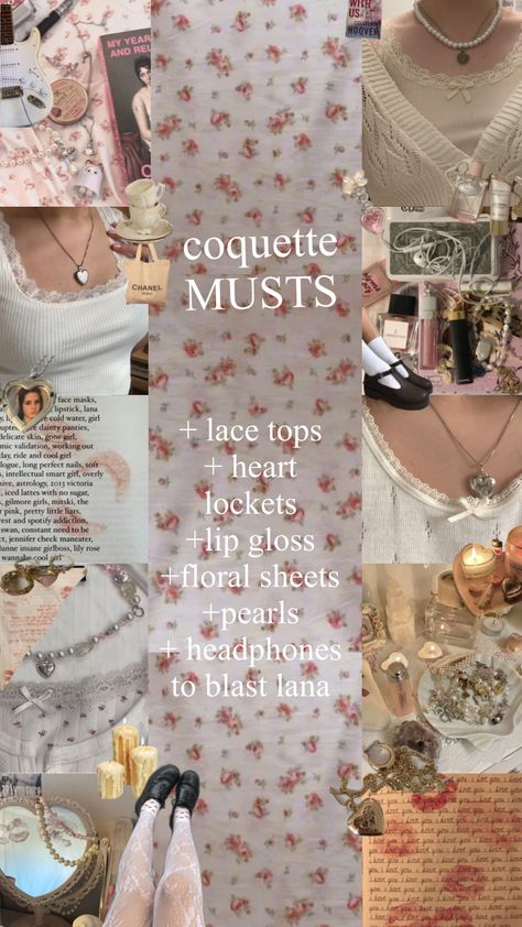 Coquette Aestethic, Cheap Lululemon, Ingenue Essence, Feminine Tips, Coquette Academia, Coquette Collage, Soft Coquette, Gone Girl, Heart Shaped Sunglasses