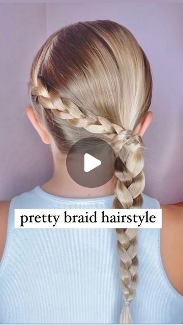 Audrey McClelland on Instagram: "PRETTY BRAID HAIRSTYLE 🩷 I love how cute and sweet this one is to do! This is also super easy, too (the best kind of hairstyle)! ☺️ . I will share all of the hair products that we love to use in my stories and also in my highlights. . #hairdo #braidideas #braidinspo #braidinspiration #braid #simplehairstyles #simplehair #simplehairstyle #easyhairstyles #easyhairstyle #easyhairstylesforgirls #cutehairstyles #cutehair #hairvideo #hairideas #hairinspo #hairinspiration #hairvideos #hairidea #schoolhairstyles #schoolhair #hairstyles #hair #hairstyle #hairtutorial #hairtutorials" Cute And Easy Hairstyles For Kids, Kids Hair Braiding Styles, Audrey Mcclelland Hair, Elsa Hairstyle Kids, Easy Hairstyles For Girls Kids, Kids Hair Styles Easy, Cute Hairstyles For School For Kids, School Hairstyles Easy For Kids, Lazy Hairstyles For School