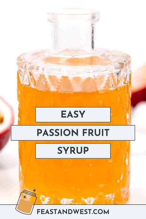 If you’ve never had passion fruit, it’s kinda similar in flavor to a pineapple or mango, but a little more tart. Passion fruit syrup is used in the classic hurricane cocktail, and you could also use it in an Italian soda or margarita for a tropical twist. https://feastandwest.com/2024/07/03/passion-fruit-syrup/ Fruit Simple Syrup, Fruit Syrup Recipe, Best Summer Drinks, Simple Syrups, Fruit Syrup, Lemon Drop Cookies, Passion Fruit Syrup, Fun Summer Drinks, Simple Syrup Recipes