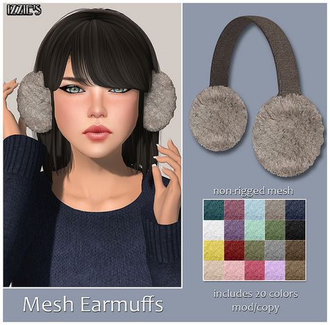 Mesh Earmuffs | Flickr - Photo Sharing! Sims 4 Earmuffs Cc, Sims 4 Earmuffs, Sims 4 Cc Earmuffs, Sims4 Dump, Sims4 Accessories, Sim4 Cc, Sims 4 Cheats, Cc Hats, Sims 4 Content