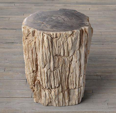 Petrified wood sink