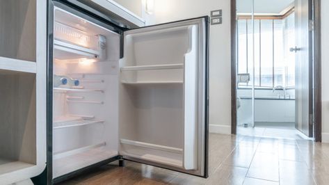 For many shoppers, it feels like you can get anything at Costco -- even things you didn't think you needed. And shoppers are freaking out about a mini fridge. Hide A Mini Fridge, Large Refrigerator, Space Saving Hacks, Best Refrigerator, Whirlpool Refrigerator, Fridge Door, Compact Refrigerator, Pantry Items, Mini Fridge