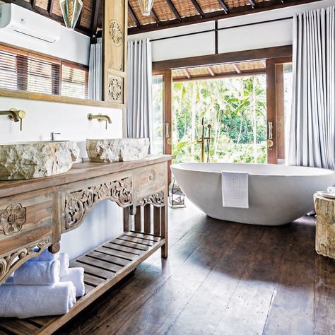 @lechicshack_ shared a photo on Instagram: “Bath time anyone ? by le chic shack for @villanamasteubud management by @purahomesbali…” • Jul 28, 2019 at 12:13pm UTC Chic Shack, Bath Time, Boho Chic, A Photo, Bath, On Instagram, Instagram