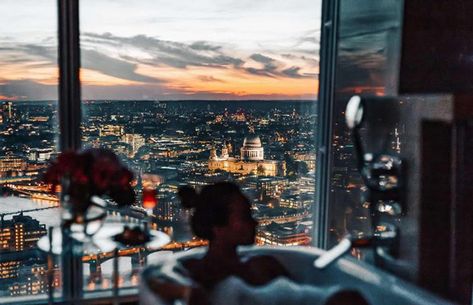 The best sexy hotels in London & beyond: From Shangri-La to Cadogan Gardens & Hotel Gotham | HELLO! London City View, London Hotel Room, London Cityscape, Hotels In London, Treehouse Hotel, London Hotel, London View, Best Boutique Hotels, Vacation Deals