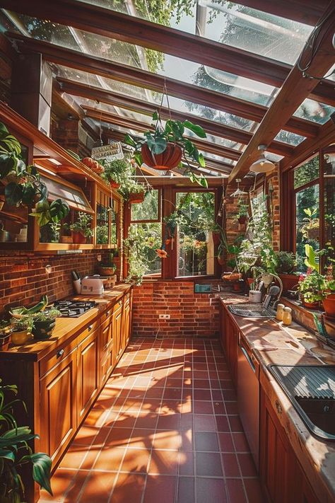 Solarium Kitchen, House Flippers, Earthy Home, Apartment Life, Dream House Rooms, Cabin Style, Cabins And Cottages, Eco House, Dream House Interior