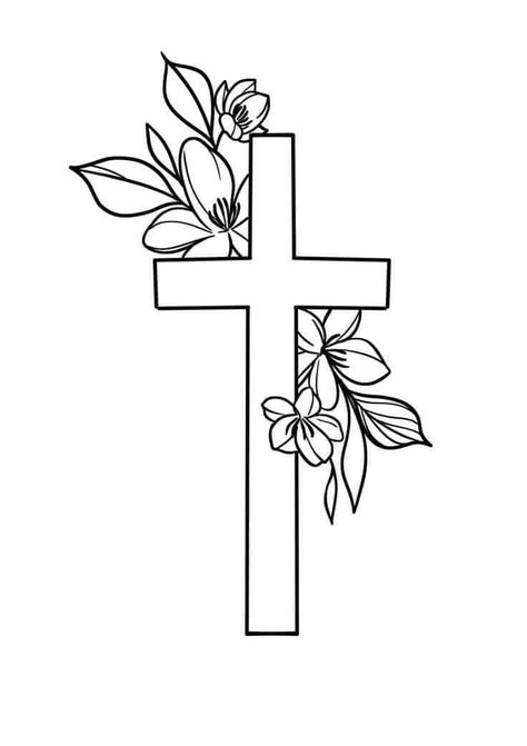 Memorial Cross Tattoos, Cross And Heart Tattoo, Headstone Art, Pretty Cross Tattoo, Small Cross Tattoo, Abstract Tattoo Ideas, Cross Embroidery Designs, Cross Drawing