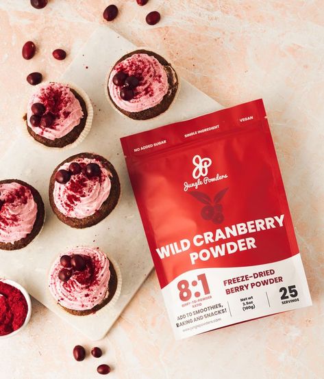 Jungle Powders Wild Cranberry Powder 3.5oz Natural Freeze Dried Whole Cranberry Extract Non GMO Vegan Friendly Powdered Cranberries No Sugar Added Cranberry Supplements, Cranberry Powder, Cranberry Extract, Dehydrated Fruit, Superfood Powder, No Sugar, Freeze Dried, Freeze Drying, Dried Cranberries