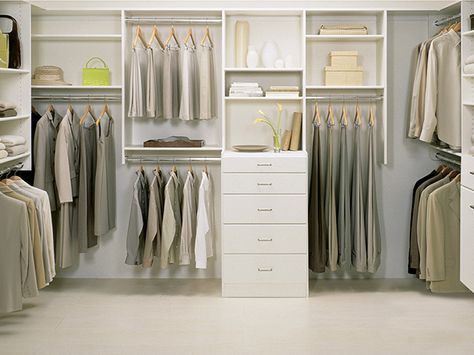 laguna-beach-walk-in-classic-white-slab-front-gllry Walking Closet Ideas, Inspiration Dressing, Closet Organization Designs, Small Dressing Rooms, Closets Design, Dressing Design, Walking Closet, Dream Closet Design, Walk In Closet Design