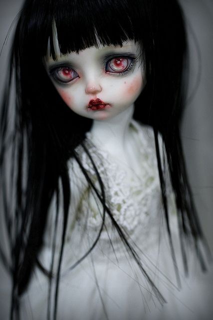 Halloween Rabe Tattoo, Mark Ryden, Big Eyes Art, Scary Dolls, Gothic Dolls, Halloween Doll, Creepy Art, Creepy Dolls, Doll Repaint