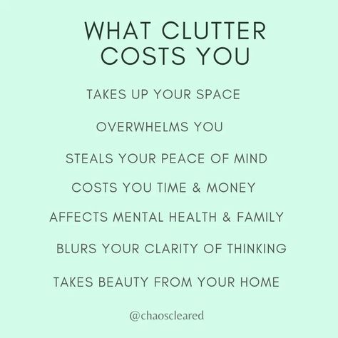 Decluttering Inspiration, Minimalist Quotes, Diy Home Cleaning, Clearing Clutter, Quote Of The Week, Todo List, Organize Declutter, Clutter Free, Self Development