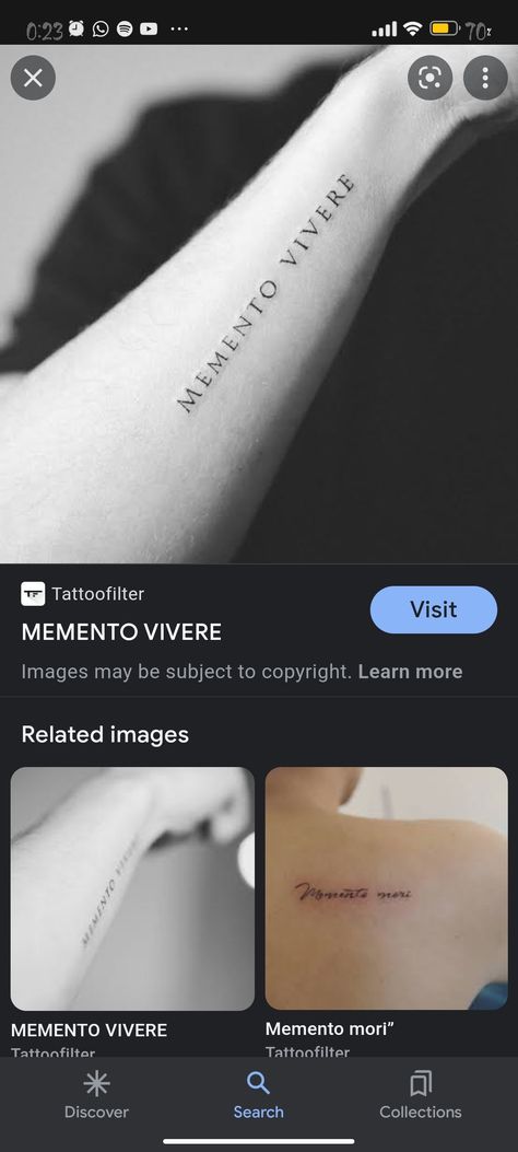 Remember To Live, Memento Mori, Fitbit Flex, Fitbit, You Must, Tattoos