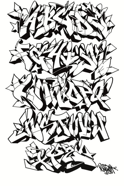 Elevate your urban art with uniquely styled graffiti lettering, featuring bold lines, defined characters, and artistic flair to transform your throwup designs with sophistication and style.. #fonts #calligraphy #business #alphabet #graffiti Graffiti Wildstyle Letters, Letter P Graffiti, Graf Alphabet, Wildstyle Graffiti Alphabet, Grafiti Alfabet, Grafitti Letters Design, Graffiti Letters Styles, Graffiti Font Style, Graffiti Alphabet Wildstyle