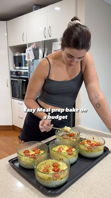 DANI GUY on Instagram: "We are back with another episode of easy bake meal prep ideas on a budget. I know how much you guys are loving these ones, so today I’m sharing an easy pesto chicken bake. Comment ‘PESTO’ below if you want a copy of the recipe and I’ll DM it straight to you 🙌🏼" Meal Prep Pesto Chicken, Chicken Pesto Meal Prep, Chicken Bake Meal Prep, Pesto Chicken Rice Bake, Easy Meal Prep Dinners For The Week, Chicken Pesto Bake Meal Prep, Pesto Meal Prep, Prep Meals For The Week, Bake Meal Prep